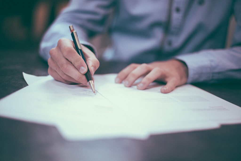 A title insurance policy document with the title company's logo in the background.